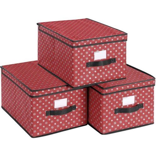 3 Boîtes rangement Noël