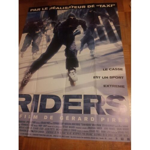 Affiche De Cinema Riders Gerard Pires Affiche De Cinema Pliee 120x160 Cm