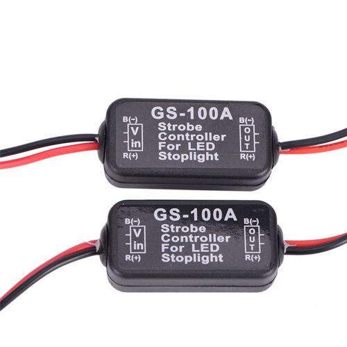 Boîtier De Contrôle Flash Stroboscopique Led Gs 100a, 1 Pièce, Module De Lumière Stroboscopique Pour Véhicule