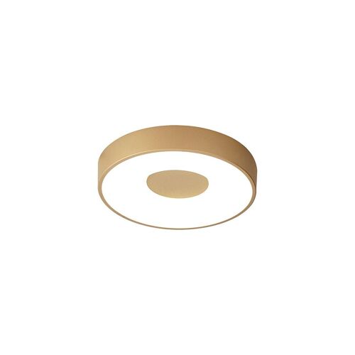 Inspired Mantra Coin Plafonnier Rond 56w Led Avec Télécommande 2700k-5000k, 2500lm, Or, 3 Ans De Garantie