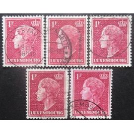 Luxembourg N°418 X 5 Oblitéré
