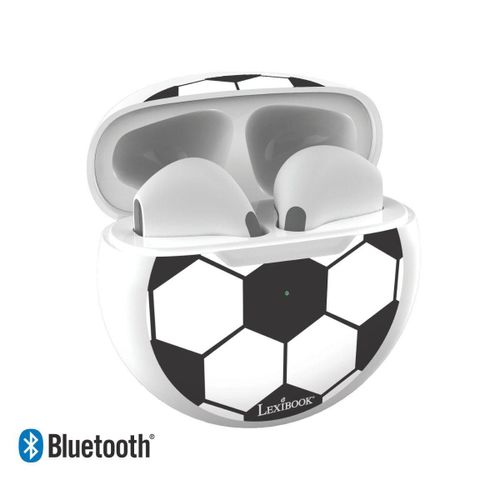 Écouteurs sans fil Bluetooth Football avec étui de chargement et de rangement