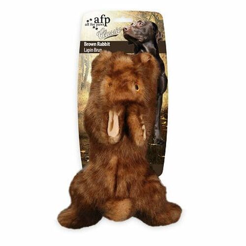 Afp Jouet En Forme De Lapin Brun Pour Chien Taille M