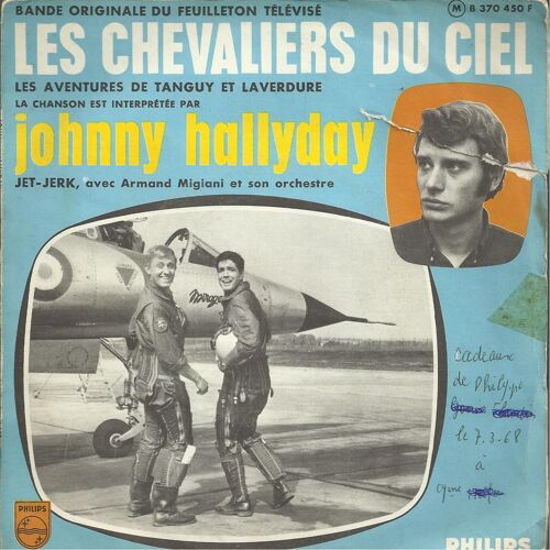Bande Originale Du Feuilleton Télévisé : Les Chevaliers Du Ciel (B. Kesslair & J. Hallyday - J. Chaumelle) 1'55 / Jet-Jerk (B. Kesslair) 1'59