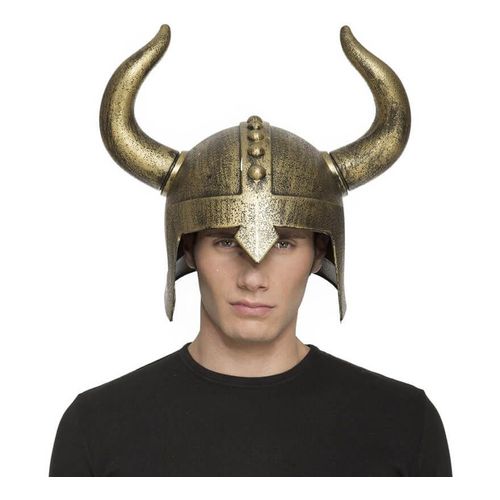 Casque De Viking Avec Des Cornes Couleur Bronzé