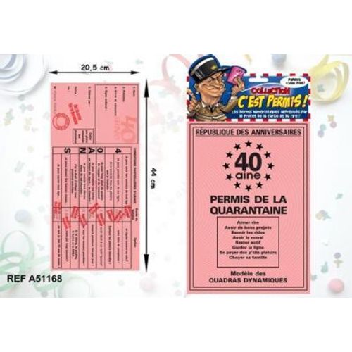 Permis De La 40aine