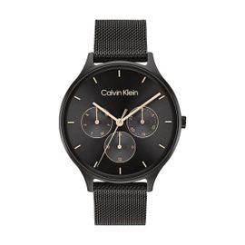 Montre Femme Calvin Klein En Acier Noir