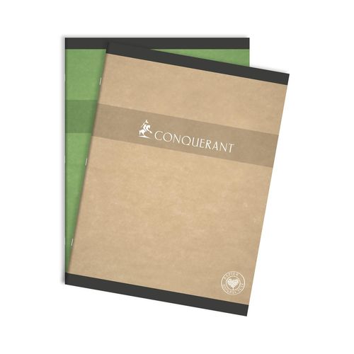 Oxford Cahier Piqûre 96 Pages Seyès 24x32 Papier 70g Recyclé Coloris Aléatoires