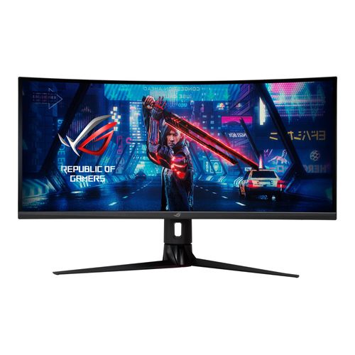 ASUS ROG Strix XG349C - Écran LED - jeux - incurvé - 34" - 3440 x 1440 UWQHD @ 144 Hz - IPS - 400 cd/m² - 1000:1 - DisplayHDR 400 - 1 ms - HDMI, DisplayPort, USB-C - haut-parleurs