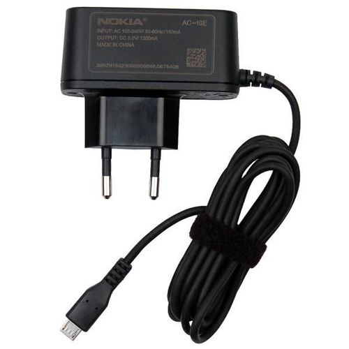 Pour Nokia Lumia 530 635 735 : Chargeur Secteur Original 1,2 A