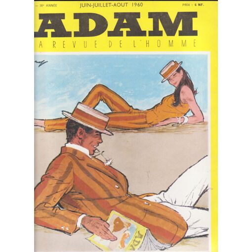 ADAM: La revue de l'homme 1956年3月号 洋書 海外 正規品】 洋書 1956年3月号 l'homme de revue La ADAM: 洋書 1956