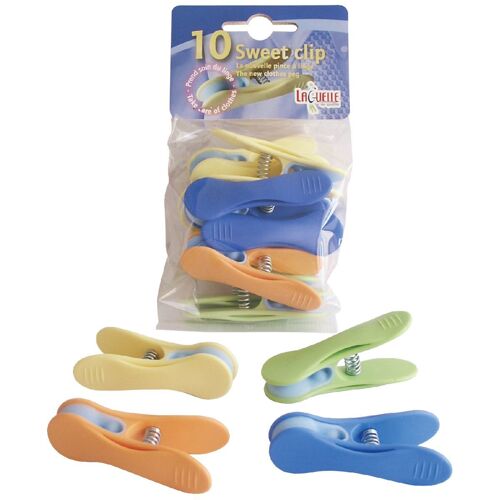 Pince à linge plastique Laguelle Soft touch Par10