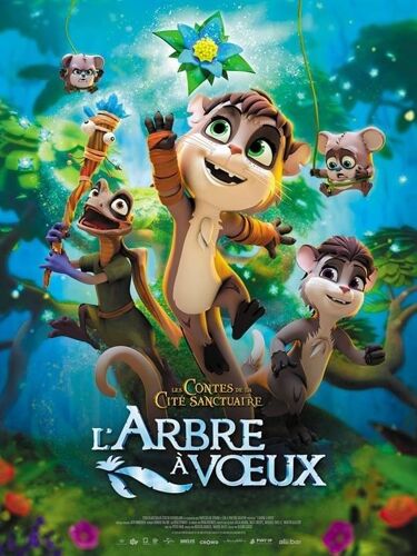 L'arbre À Voeux - Affiche Originale De Cinéma - Format 120x160 Cm - Un Film De Ricard Cussó Avec Les Voix De Miranda Tapsell, Ross Noble, Kate Murphy - Année 2023