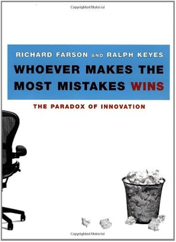 Whoever Makes The Most Mistakes Wins: The Paradox Of Innovation / Richard Farson And Ralph Keyes.