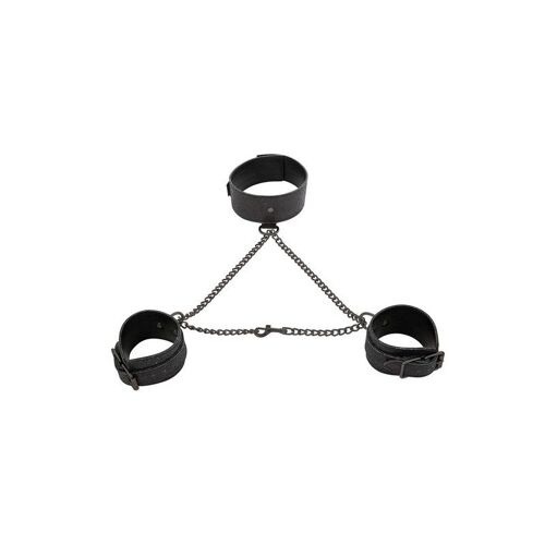 Ensemble Collier Et Laisse En Cuir Sex & Mischief 