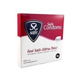 Préservatifs Feel Safe Ultra-Mince (36 Pièces) Safe 20428