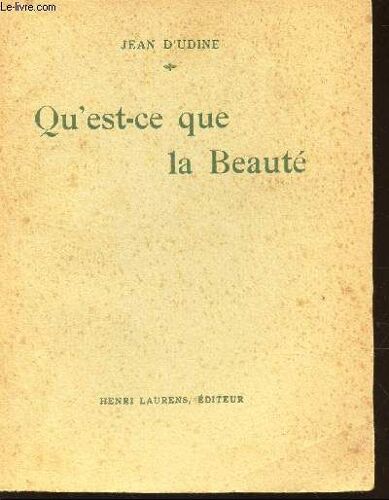 Qu'est Ce Que La Beaute