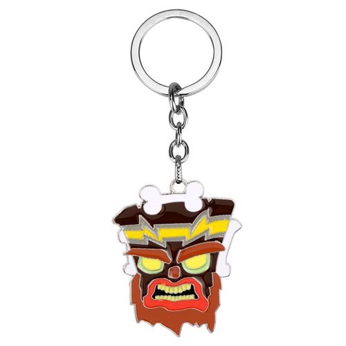 Porte-Clés De Jeu De Bande Dessinée Crash,Porte-Clés Chien,Bijoux En Émail,Cosplay,Accrochage De Voiture De Noël #A