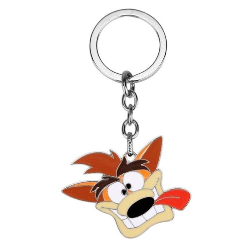Porte-Clés De Jeu De Bande Dessinée Crash,Porte-Clés Chien,Bijoux En Émail,Cosplay,Accrochage De Voiture De Noël #D