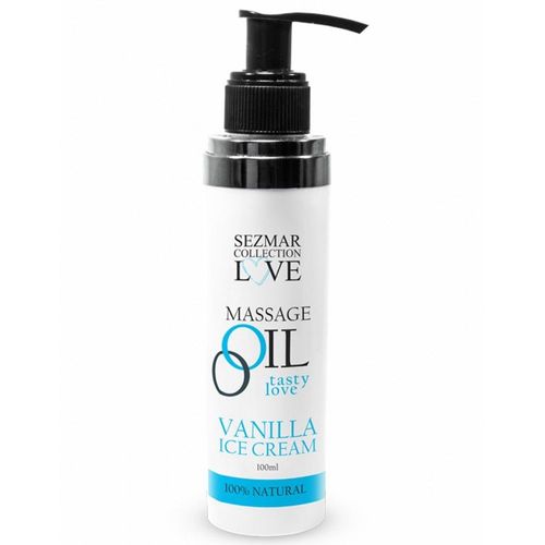 Huile De Massage Comestible Vanille Glacée 100ml