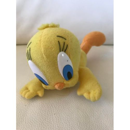 Peluche Doudou Titi À Plat Ventre Looney Tunes 18 Cm