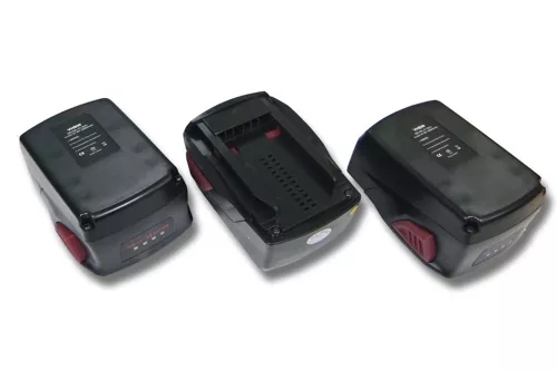 vhbw 3x Batterie compatible avec Hilti NCT 45-A, NCR-120-A, NCT 25-A, NCR 60-A, HDE 500-A22, NCT 53-A outil électrique (3000 mAh, Li-ion, 21,6 V)