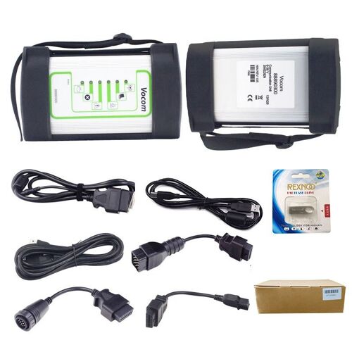 Vocom 88890300 V2.8.150 Détecteur De Diagnostic D'excavateur De Camion Lourd De Tête Carrée
