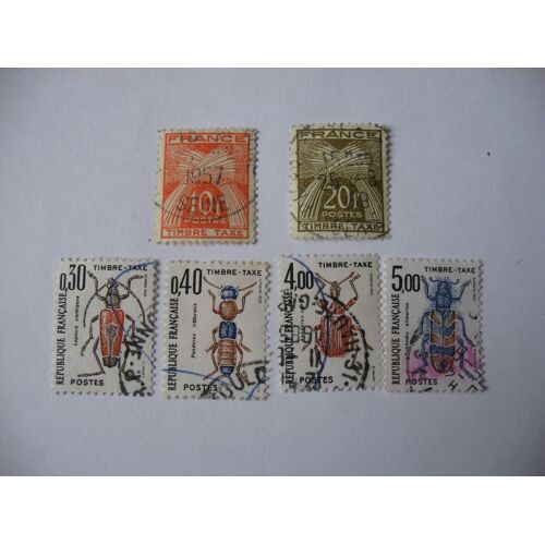 France , 5 Timbres Taxe