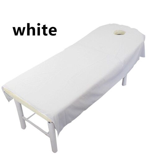Drap De Lit De Salon De Beauté, 80cm X 190cm, Doux Pour Traitement De Massage, Spa, Couverture De Table Avec Trou, Textile De Maison