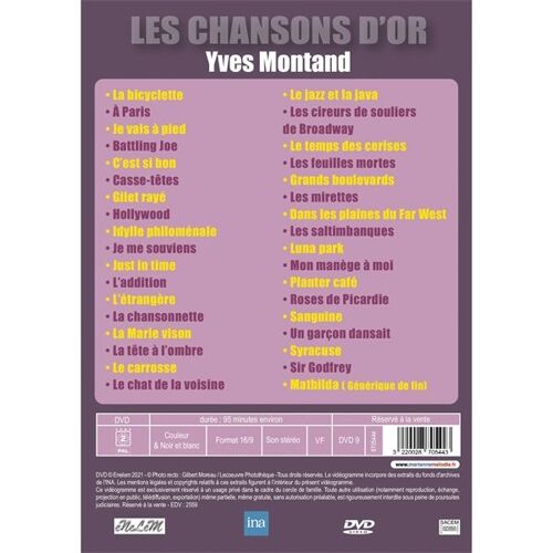 Yves Montand - Les Chansons D'or