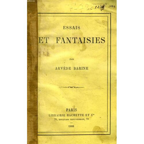 Essais Et Fantaisies