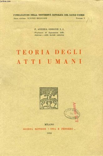 Teoria Degli Atti Umani