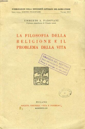 La Filosofia Della Religione E Il Problema Della Vita