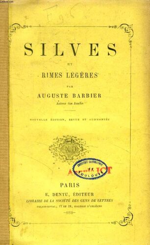 Silves Et Rimes Legeres
