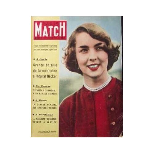 Paris Match N° 201 Du 17/01/1953 - Angleterre - Grande Bretagne- Presse Et Cinema Antoine Pinay Barbara Laage Camille Arambourg Cardinaux Claudius Patit Dominique Blanchar Elizabeth D'angleterre Henry Garat Hopitaux Jacqueline Auriol Johnny Dalkei...