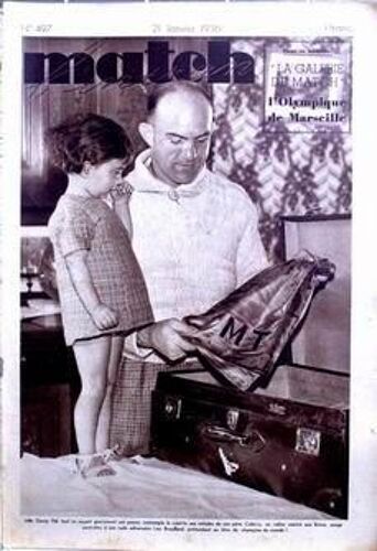 Match L'intran N° 497 Du 21/01/1936 - L'olympique De Marseille. Mlle Danne Thil Contemple La Culotte De Son Pere - Celui-Ci Songe A Son Adversaire Lou Brouillard. Les Vedettes De La Semaine - Louis Gerardin. Megeve - Le Grand Prix Du Ski Club De P...