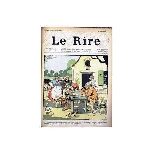 Rire (Le) N° 49 Du 12/10/1895 - Dessin De Benjamin Radier. Dessin De Abel Faivre.
