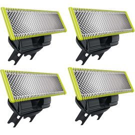 4 Pièces Rasoir Lame Compatible Avec Philips Oneblade De Remplacement One Blade Pro Lames Hommes 