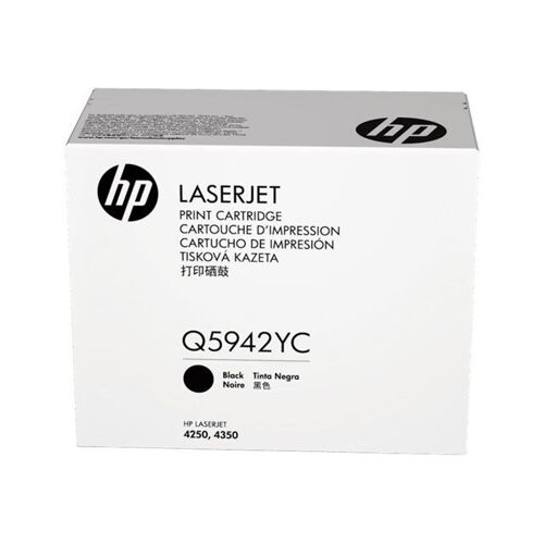 HP Q5942YC - Extra High Capacity - noir - originale - LaserJet - cartouche de toner ( Q5942YC ) Contract - pour LaserJet 4250, 4250dtn, 4250dtnsl, 4250n, 4250tn, 4350, 4350dtn, 4350dtnsl, 4350n...