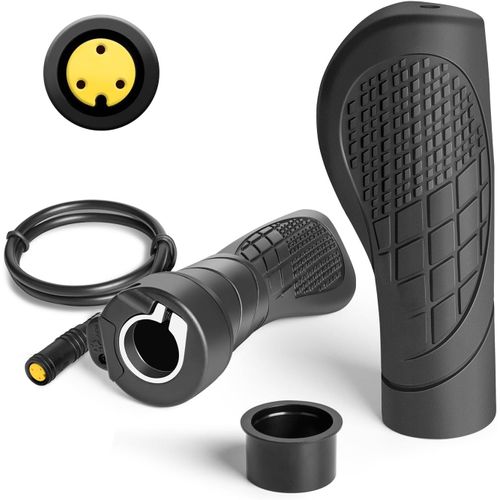 Poignée Accélérateur À Demi-Torsion Pour Bafang,Half Twist Throttle Pour Bafang Bbs01b Bbs02b Bbs Hd Mid Motors E-Bike Throttle Kits De Conversion Accessoires