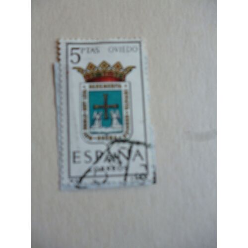 Timbre "Espagne :Blason D'oviedo".