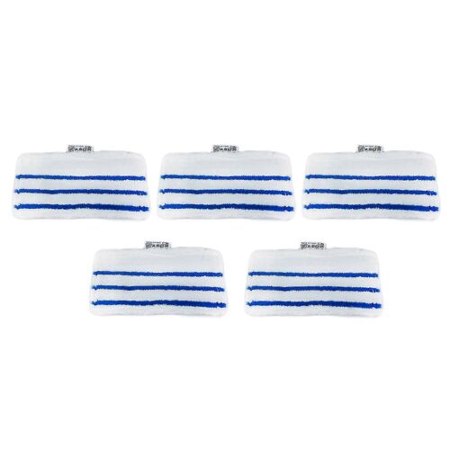 5PCS Mop Pads for Black Steam Mop FSM1610 FSM1630 Washable and Reusable Replacement Mopping Cloth