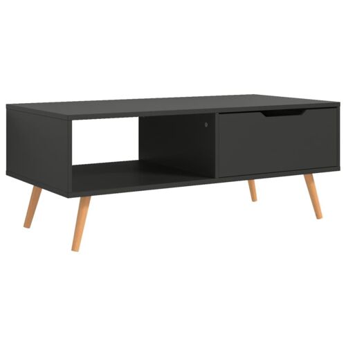 vidaXL Table basse Gris 100x49,5x43 cm Aggloméré