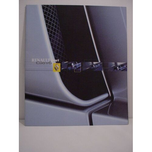 Renault Clio V6 Sport Depliant  De 2000