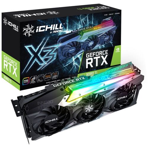 Inno3D GeForce RTX 3080 Ti iChill X3 - Carte graphique - GF RTX 3080 Ti - 12 Go GDDR6X - PCIe 4.0 x16 - 3 x DisplayPort, HDMI