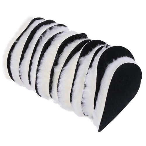 10 Pcs 125 Mm Car Polish Waxing Pads Paint Care Wool Polishing Pad