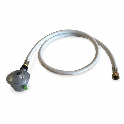 Kit Tuyau ble De Gaz 1.5 M À Embouts Mécaniques + Détendeur Quick-on Ø27mm Butane 28mbar