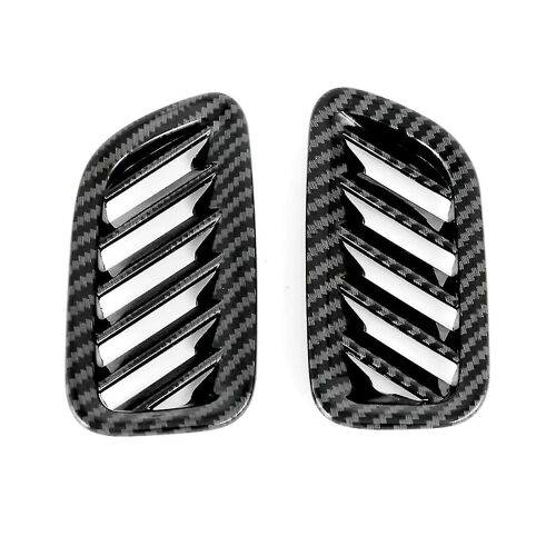 For 2022 2023 Car Dashboard Side Cover Ac Outlet Trim Sticker Accessories Abs Carbon Fiber