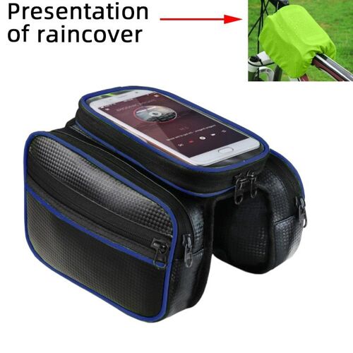 Type B Bleu - Sac Pour Téléphone Portable Vélo, Pour Iphone, Écran Tactile 6.2 Pouces, Cadre, Tube Supérieur Avant, Rangement Étanche Pour Le Cyclisme