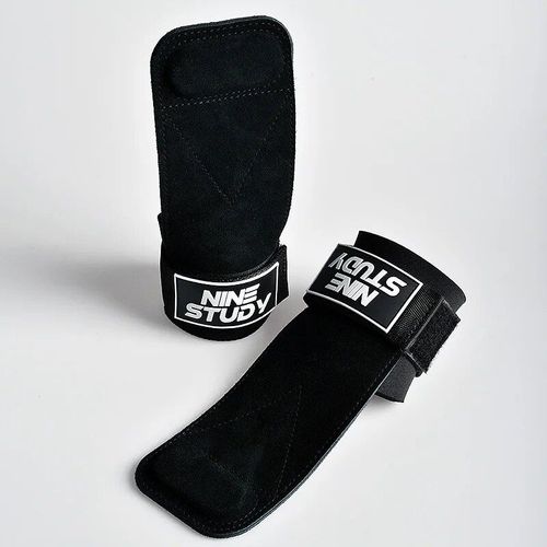 Gants De Gymnastique En Cuir De Vachette Pour Hommes Et Femmes,Coussin De Protection De La L'hypothèse,Ceinture Coordonnante,Enveloppes De Soutien,Levage Côtelé,Crossfit,3mm - Type Black